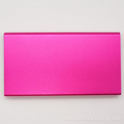 Ultra-thin 9mm thin power bank for smartphone